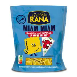 RANA Pates fraiches raviolini la vache qui rit 250g
