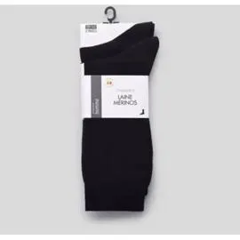 MONOPRIX HOMME Paires De Chaussettes En Laine Mérinos Bleu Marine T.43/46 l'unité