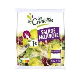 LES CRUDETTES Salade mélangée 160g