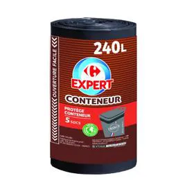 EXPERT Sac poubelle 240L x5