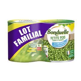 BONDUELLE Petits pois 2x560g