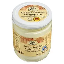 REFLETS DE FRANCE Crème Fraiche AOP d'Isigny 40% Mat.Gr. 396g