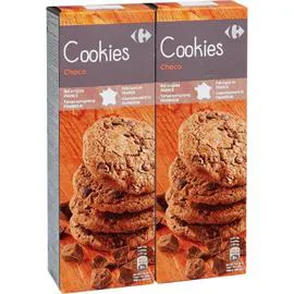 CARREFOUR Cookies choco 2x200g