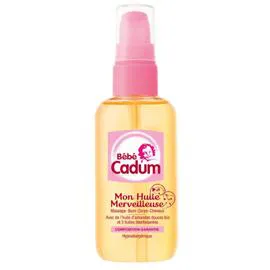 BÉBÉ CADUM Huile de Massage Bébé Merveilleuse Corps & Cheveux 100ml