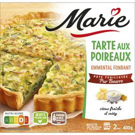 MARIE Marie tarte aux poireaux emmental fondant 400g