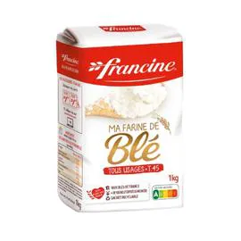 FRANCINE Farine de blé tous usages T45 1kg