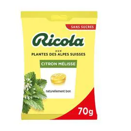 RICOLA Bonbons citron & mélisse 70g