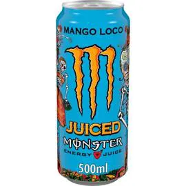 MONSTER ENERGY Boisson énergisante juiced mango loco mangue 50cl