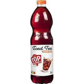 TOP BUDGET Boisson Iced Tea saveur pêche 2l