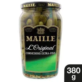 MAILLE Cornichons extra fins 380g