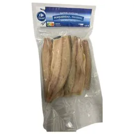 CARREFOUR CLASSIC' Filets de maquereau avec peau 500g