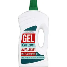 MONOPRIX Gel désinfectant avec javel multi-surfaces 1l