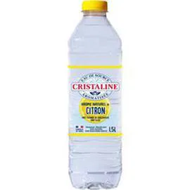 CRISTALINE EAU de source aromatisée citron 1,5l
