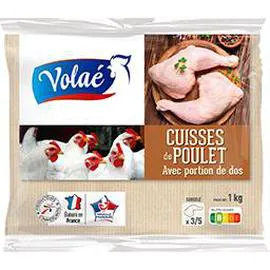 VOLAÉ Cuisses de poulet avec portion de dos 1kg