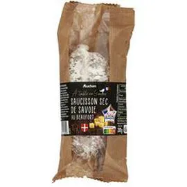 AUCHAN MMM! Saucisson sec de Savoie au Beaufort 200g
