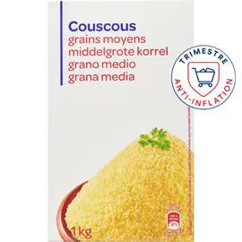 CARREFOUR Couscous grains moyen 1kg