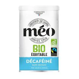 MÉO Café moulu décaféiné équitable BIO 250g