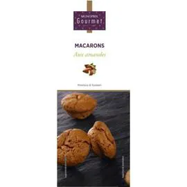 MONOPRIX GOURMET Macarons aux amandes, moëlleux et fondants 120g