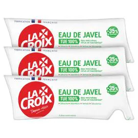 LA CROIX Eau de Javel Désinfectant Original 3x250ml