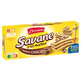 BROSSARD Gâteau savane petit moelleux 135g