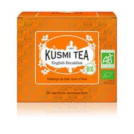 KUSMI TEA Mélange de thés noirs d'Asie bio 40g