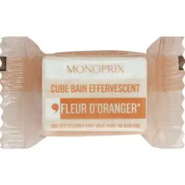 MONOPRIX Cube de bain fleur d oranger 18g