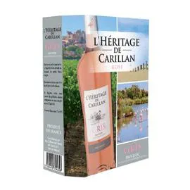 L'HERITAGE DE CARILLAN Vin rosé de Pays d'Oc Gris 3l