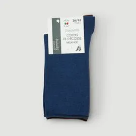 MONOPRIX FEMME Lot 2 Chaussettes Fil D'Écosse, Rose Vert Clair Taille Unique l'unité