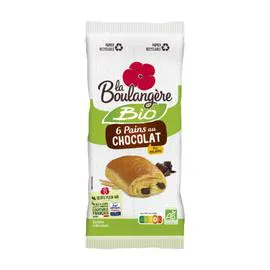 LA BOULANGÈRE Pains au chocolat bio 270g
