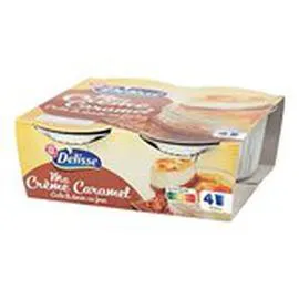 MARQUE REPÈRE, DÉLISSE Crème caramel 4x100g