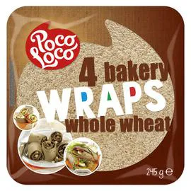POCO LOCO Wraps au blé complet 245g