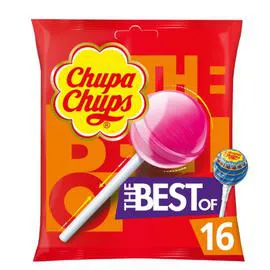 CHUPA CHUPS Bonbons sucettes The Best Of 192g