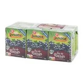 MARQUE REPÈRE, JAFADEN Jus de raisin Briquettes 3x20cl