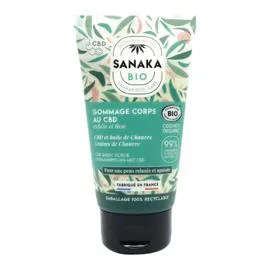 SANAKA BIO Gommage Corps CBD & Chanvre Certifié Bio 150ml