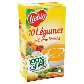 LIEBIG Soupe aux 10 légumes et crème fraîche 1l