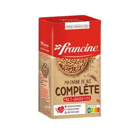 FRANCINE Farine de blé complète T150 1kg