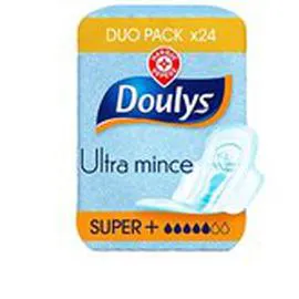 MARQUE REPÈRE, DOULYS Serviettes Super Ultra mince - x24 x24