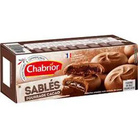 CHABRIOR Sablés fourrage cacao 125g