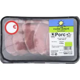 FILIÈRE QUALITÉ CARREFOUR Viande de Porc: côtes longe sans os 300g