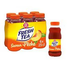 MARQUE REPÈRE, FRESH TEA Thé glacé Pêche 6x25cl
