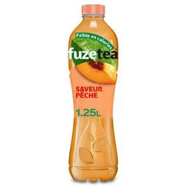 FUZE TEA Boisson au thé glacé pêche intense 1,25l
