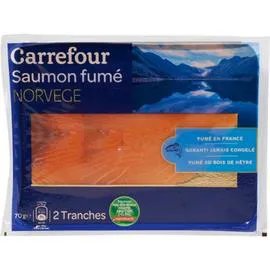 FILIÈRE QUALITÉ CARREFOUR Saumon fumé de Norvège 70g