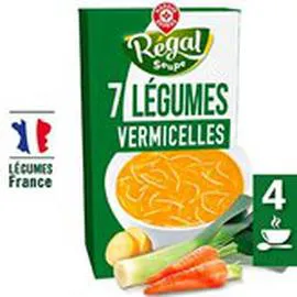 MARQUE REPÈRE, RÉGAL SOUPE Soupe Légumes et vermicelles 1l