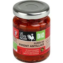 LE COQ NOIR Purée de piment bio antillais 85g