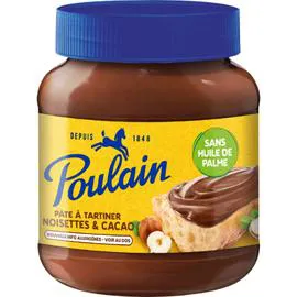 POULAIN Pate à tartiner noisettes et cacao 750g