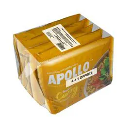 APOLLO Nouilles instantanées saveur Curry 5x85g