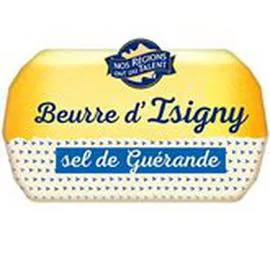 NOS RÉGIONS ONT DU TALENT Beurre d'Isigny Demi-sel 80% MG 250g