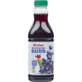 AUCHAN Pur jus de raisin pressé 90cl