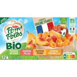 MATERNE, POM'POTES Pom'potes bio Multi variétés 12x90g