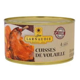 JEAN LARNAUDIE Cuisses de volaille préparées 1,24kg